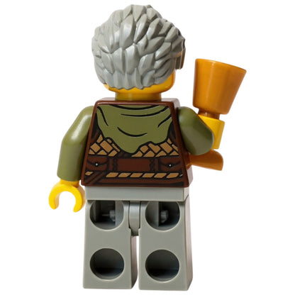 LEGO Castle Minifigur Eigenkreation Medieval Chevron Knights Lord Cedric Grauwacht