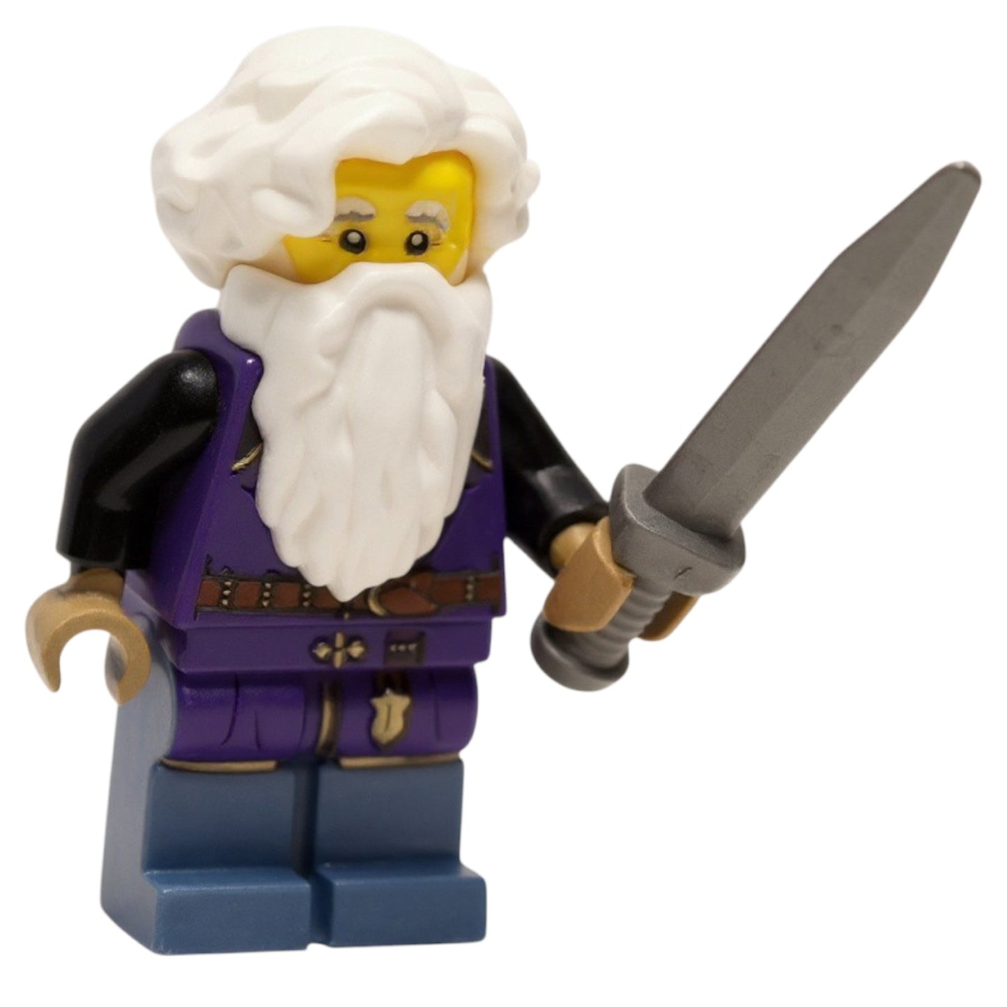 LEGO Castle Minifigur Eigenkreation Medieval Riverside Farm Altwächter Eldrin