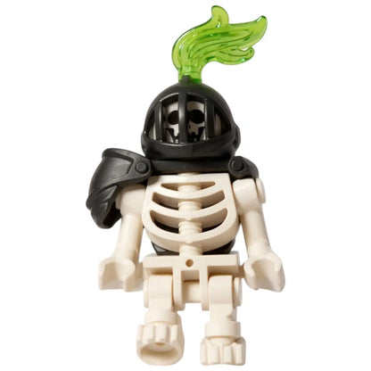 LEGO Castle Minifigur Eigenkreation Medieval Skeleton Army General Malgor Schwarzflamme