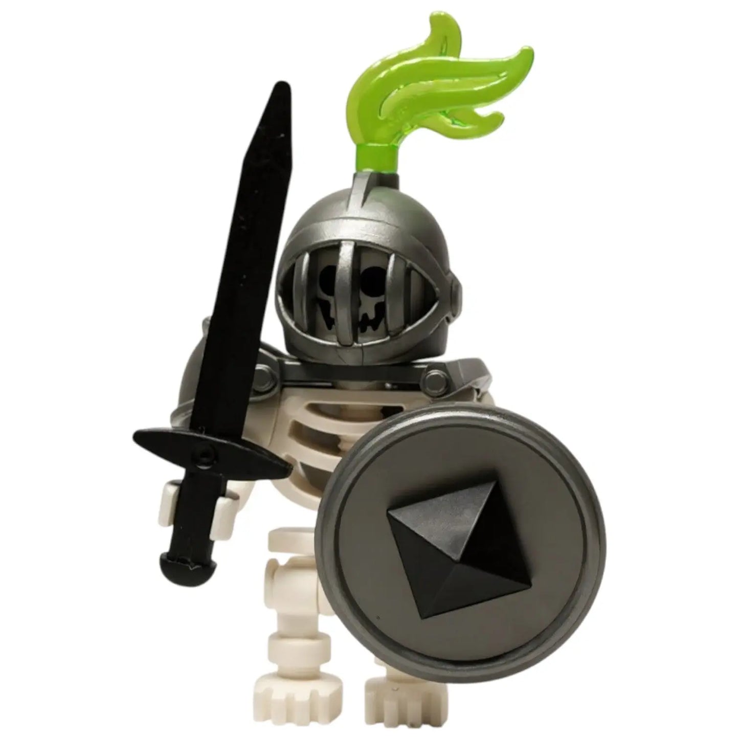 LEGO Castle Minifigur Eigenkreation Medieval Skeleton Army General Malgor Schwarzflamme