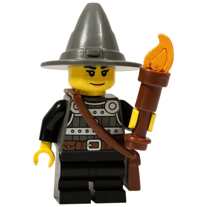 LEGO Castle Minifigur Eigenkreation Medieval Zauberin Selindra Flammenblick