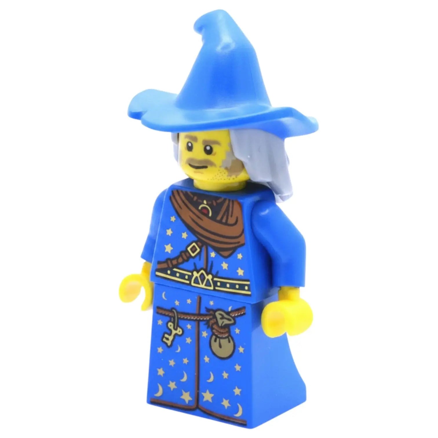 LEGO Castle Minifigur Eigenkreation Zauberer Eldrin der Blaue Spiele Pirat