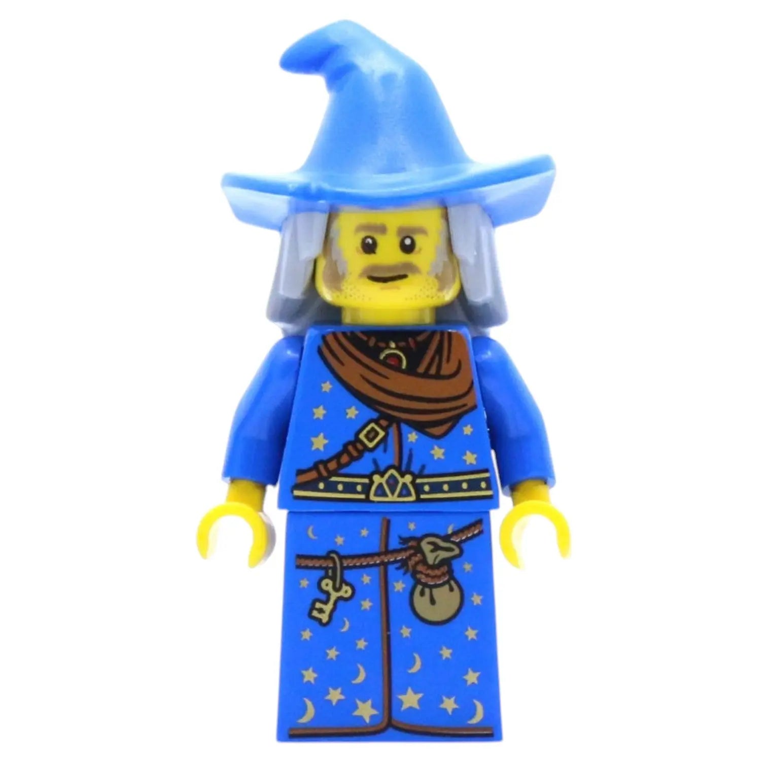 LEGO Castle Minifigur Eigenkreation Zauberer Eldrin der Blaue Spiele Pirat