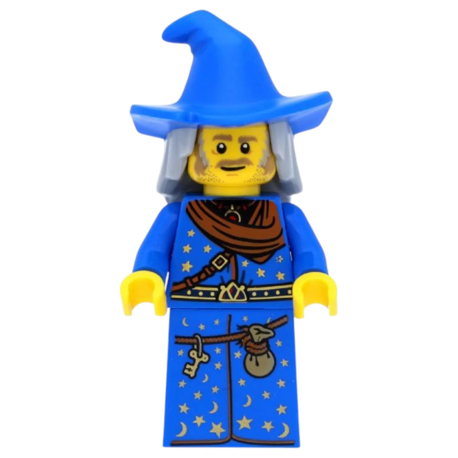 LEGO Castle Minifigur Eigenkreation Zauberer Eldrin der Blaue Spiele Pirat