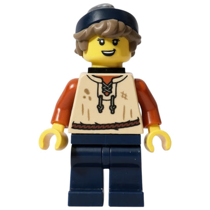 LEGO Castle Minifigur Fischer Männlich - adp186