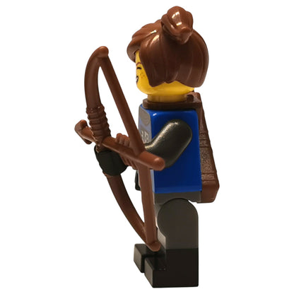 LEGO Castle Minifigur Flakenritter Bogenschütze Weiblich - adp101
