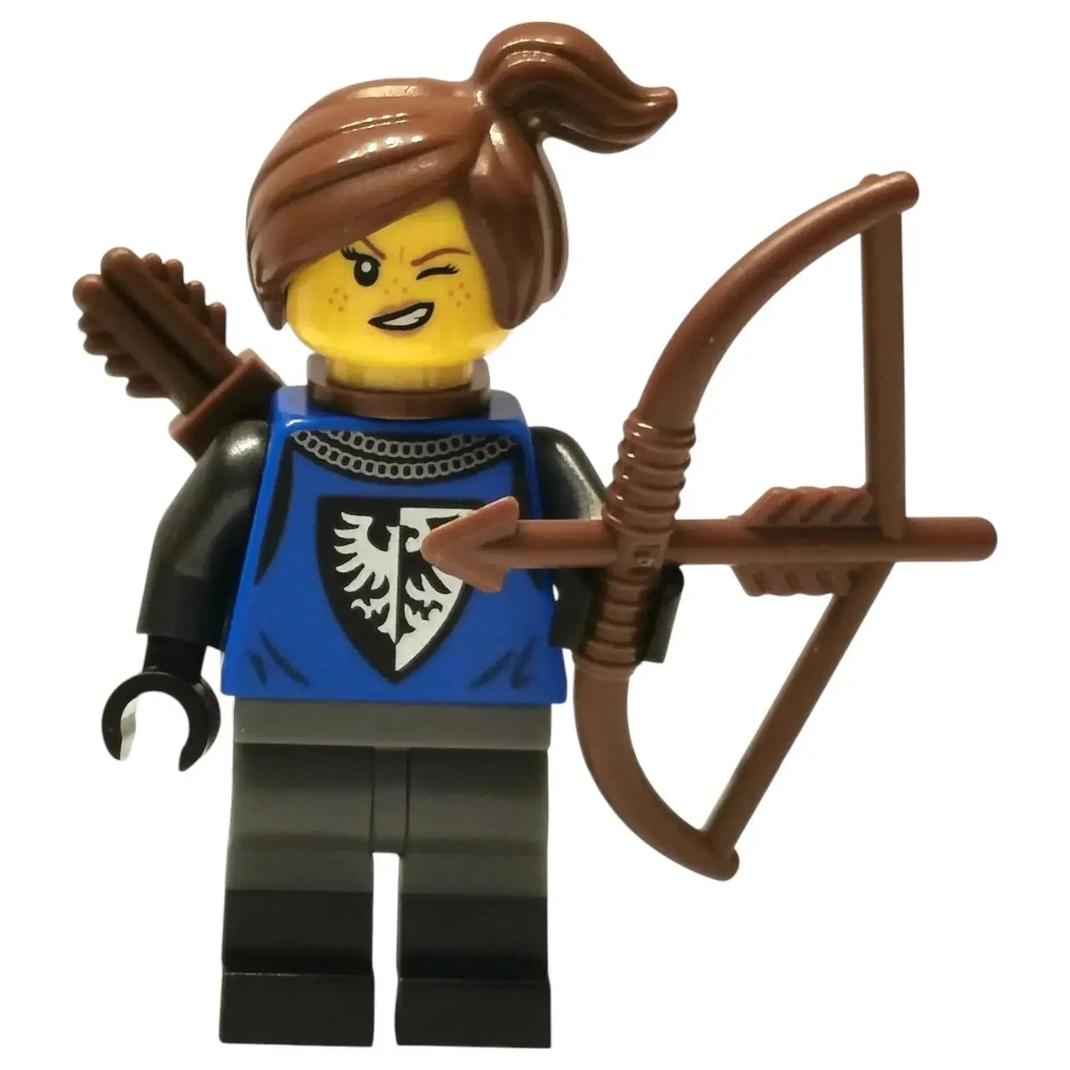 LEGO Castle Minifigur Flakenritter Bogenschütze Weiblich - bdp101