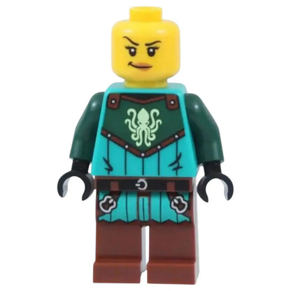 LEGO Castle Minifigur Ideas Kraken Krieger Weiblich - idea234 Spiele Pirat