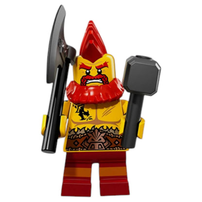 LEGO Castle Minifigur Kampfzwerg - col17-10
