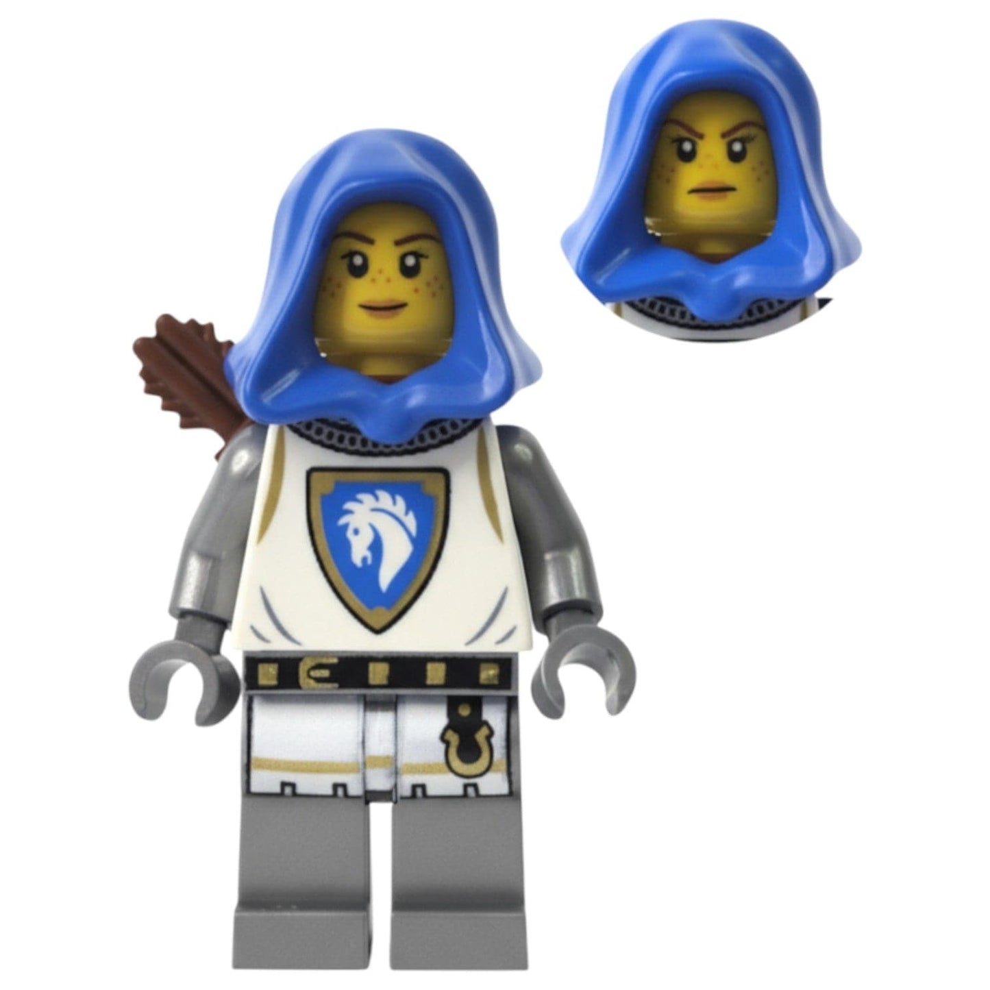 LEGO Castle Minifigur Pferderitter Bogenschütze Weiblich - cas595