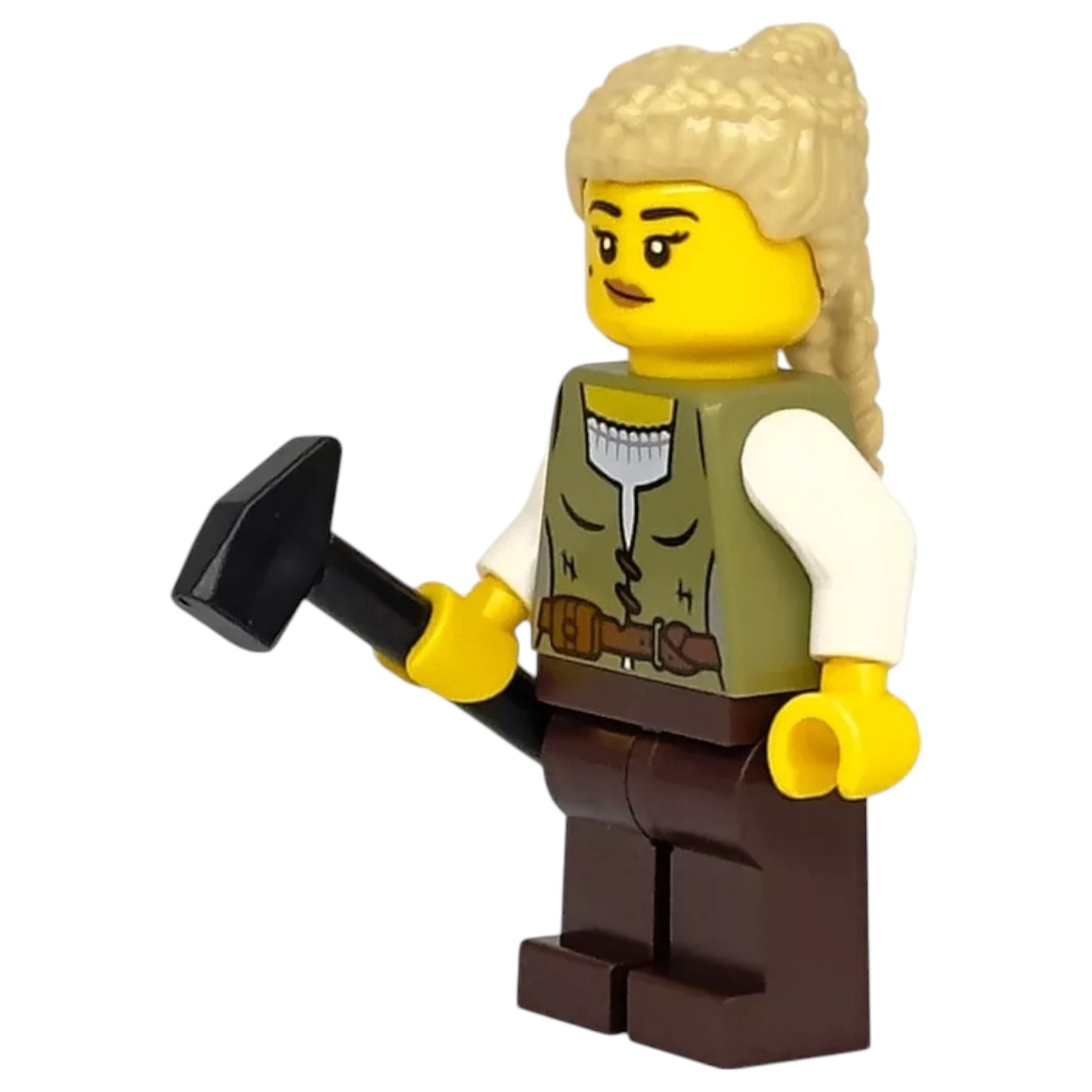 LEGO Castle Minifigur Zimmermann Weiblich - cas582