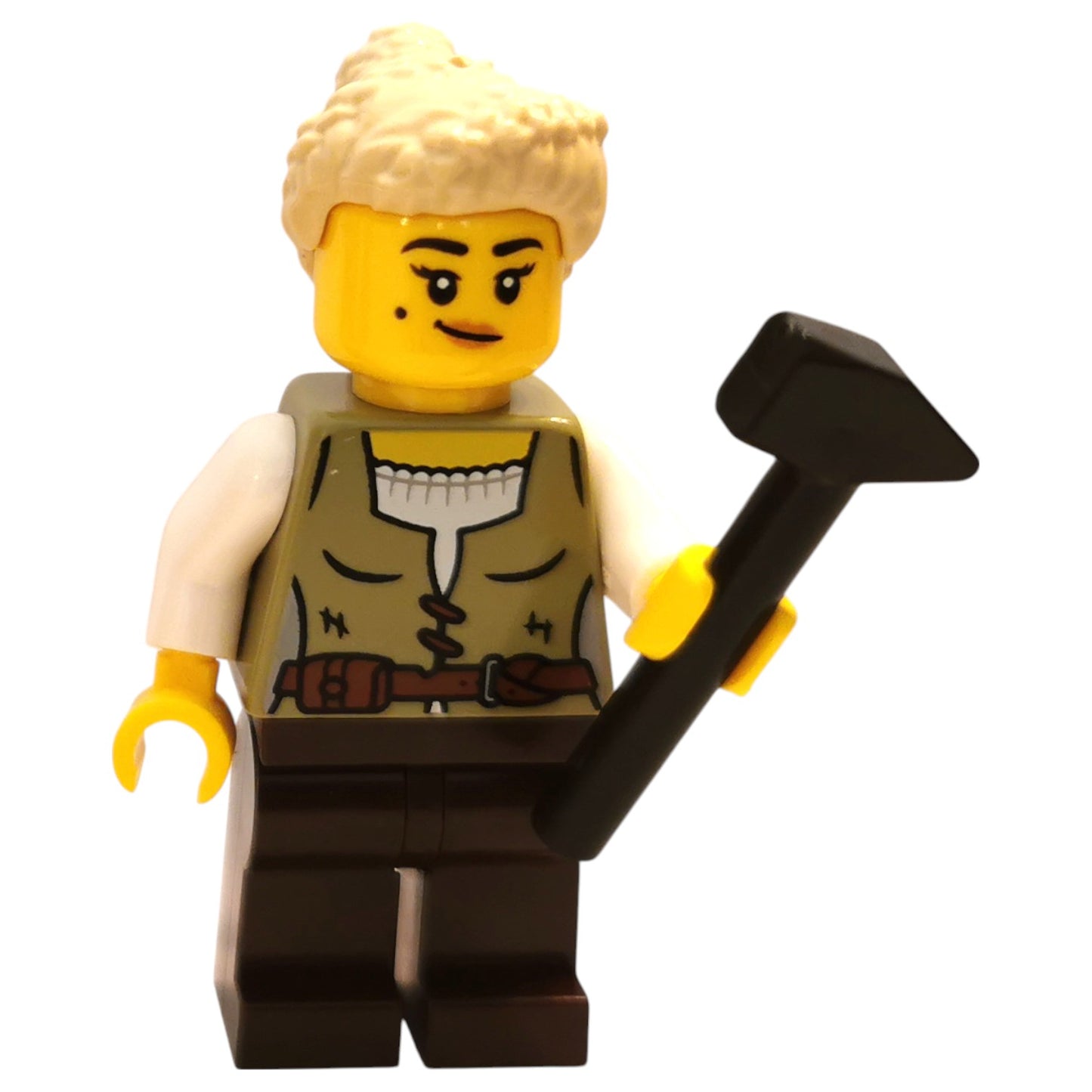 LEGO Castle Minifigur Zimmermann Weiblich - cas582