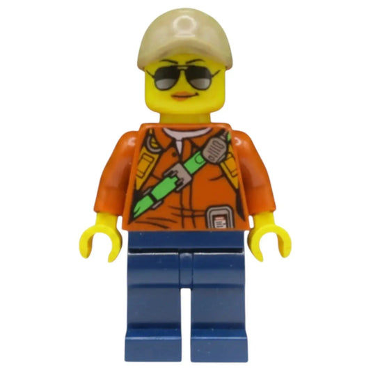 LEGO City Minifigur Dschungelforscherin - cty0808 Spiele Pirat