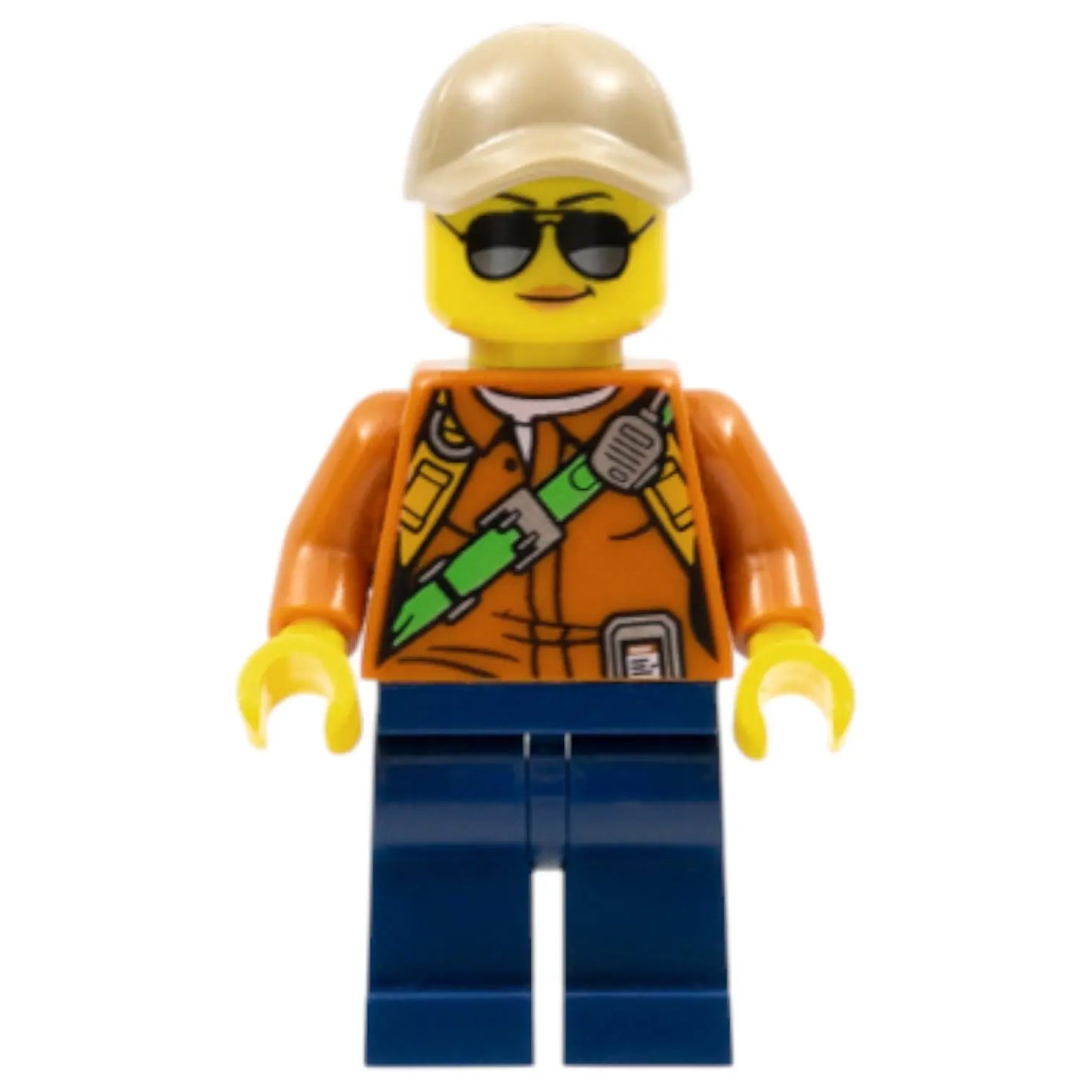 LEGO City Minifigur Dschungelforscherin - cty0808 Spiele Pirat
