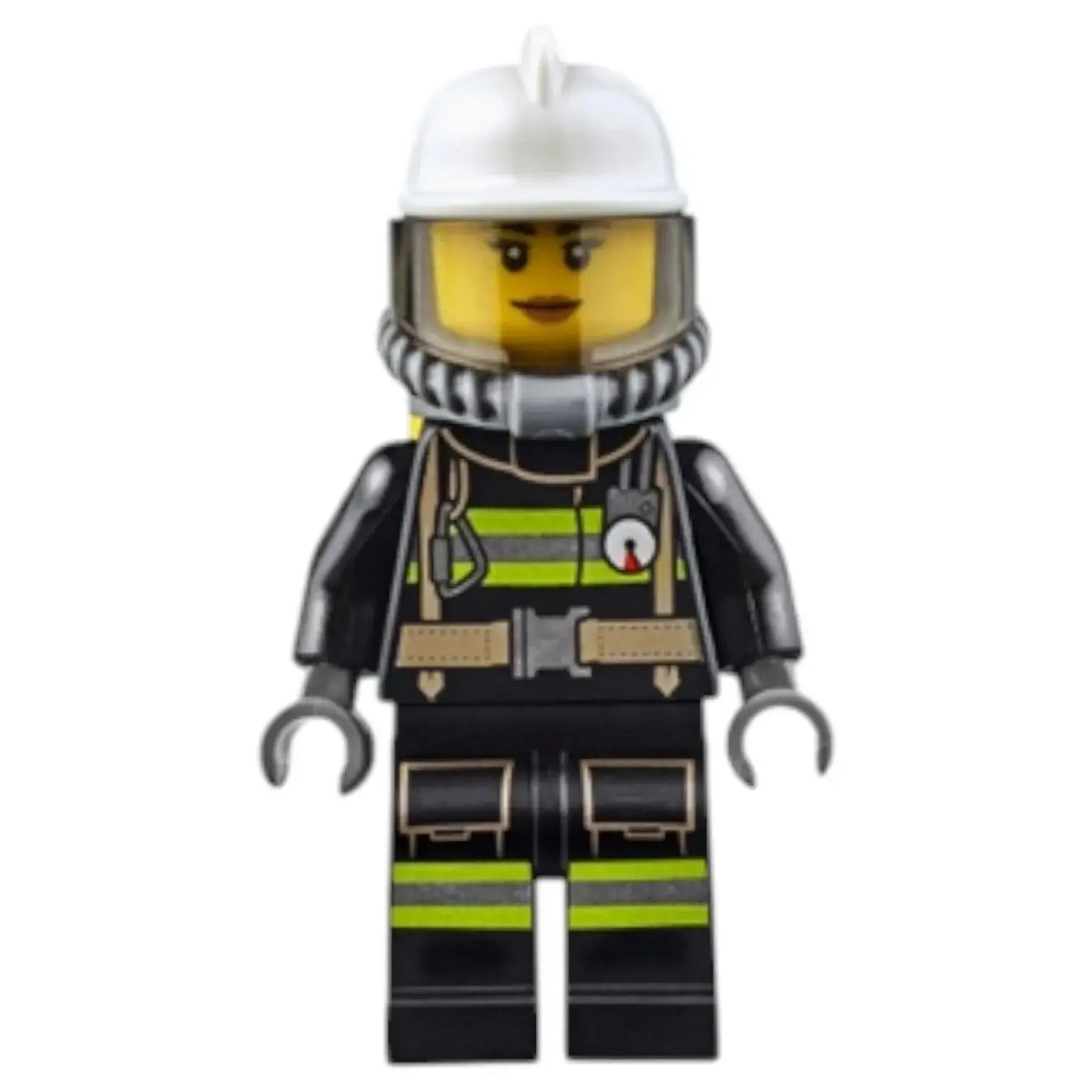 LEGO City Minifigur Feuerwehr Weiblich mit Atemschutzmaske - cty0638 Spiele Pirat