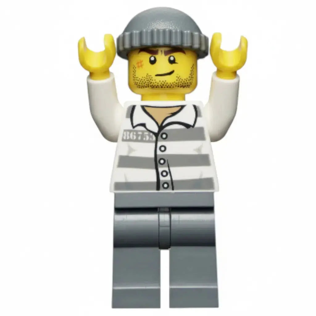 LEGO City Minifigur Gefängnisinsasse 86753 - cty0457 Spiele Pirat