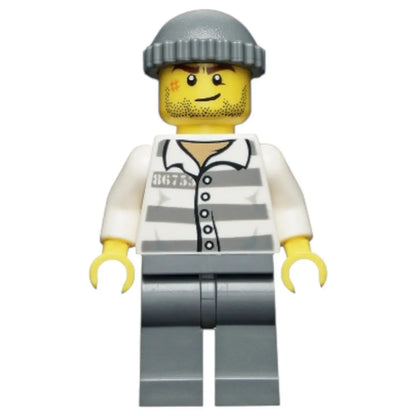 LEGO City Minifigur Gefängnisinsasse 86753 - cty0457 Spiele Pirat