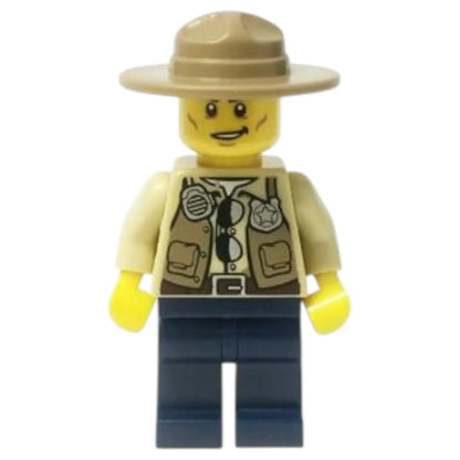 LEGO City Minifigur Sumpfpolizei Ranger - cty0512 Spiele Pirat