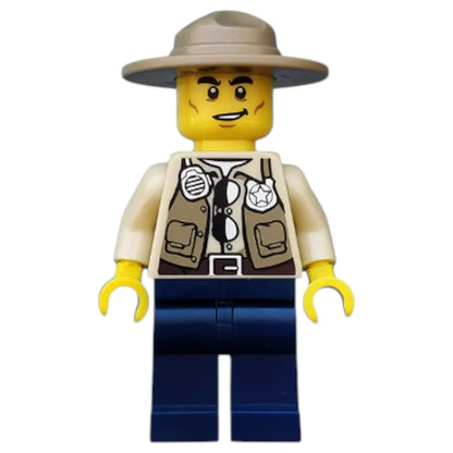 LEGO City Minifigur Sumpfpolizei Ranger - cty0512 Spiele Pirat