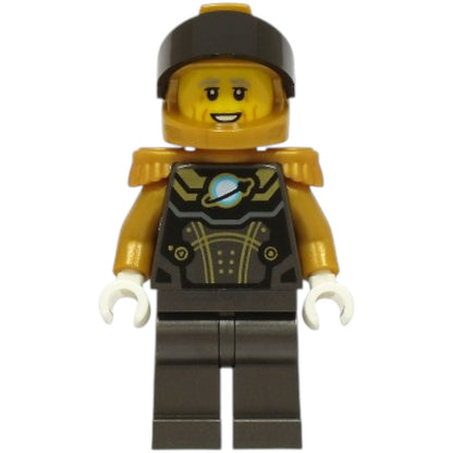 LEGO City Space Minifigur Astronaut Gold - cty1755