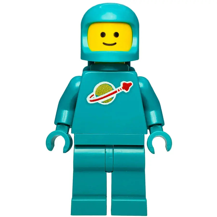 LEGO Classic Space Minifigur Astronaut Dunkel Türkis  - idea227 Spiele Pirat