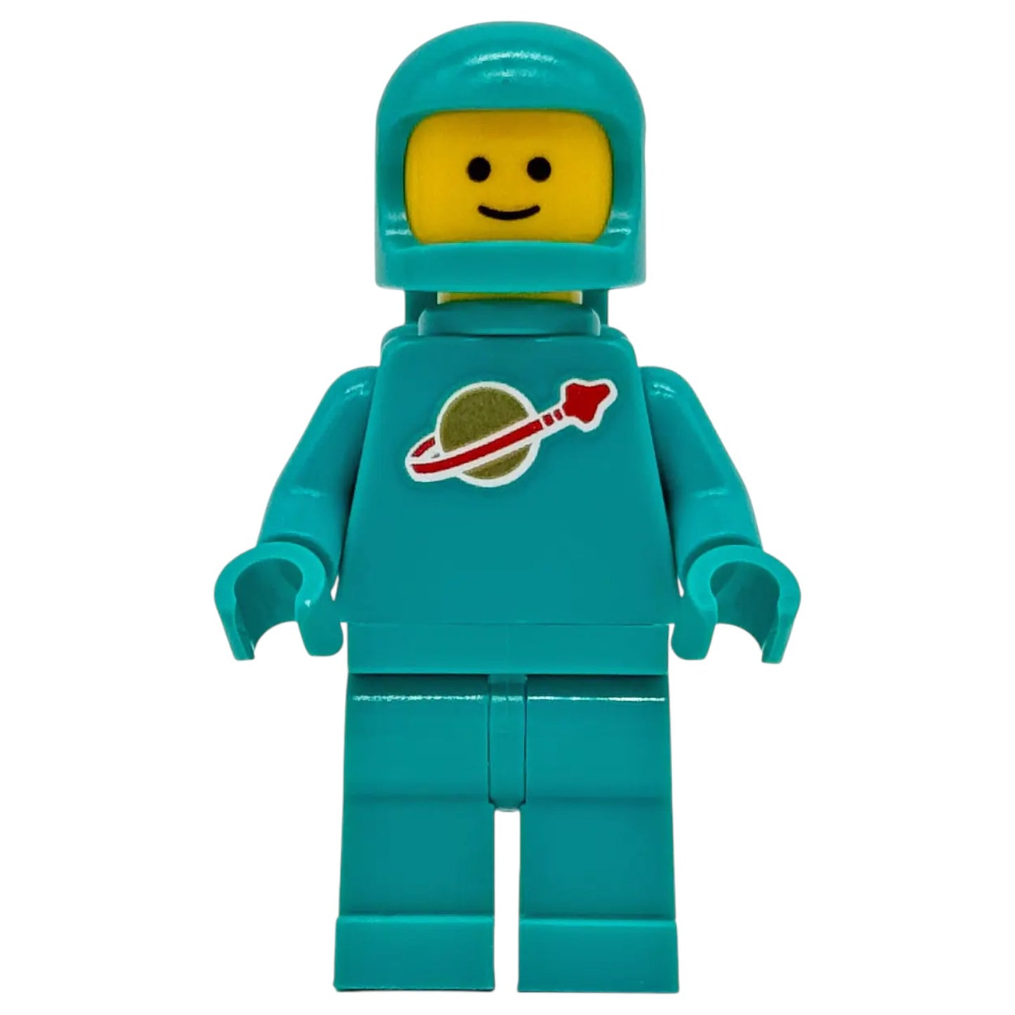 LEGO Classic Space Minifigur Astronaut Dunkel Türkis - idea227