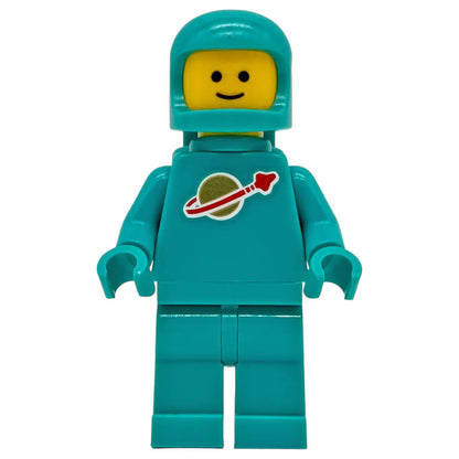 LEGO Classic Space Minifigur Astronaut Dunkel Türkis - idea227