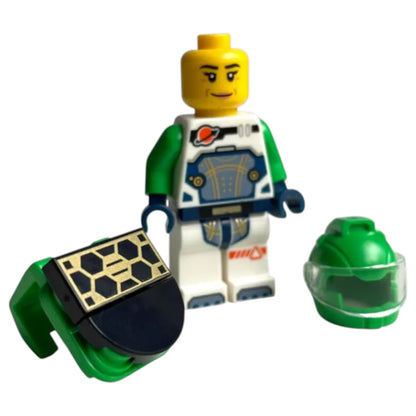 LEGO Classic Space Minifigur Astronaut Grün Frau - cty1753