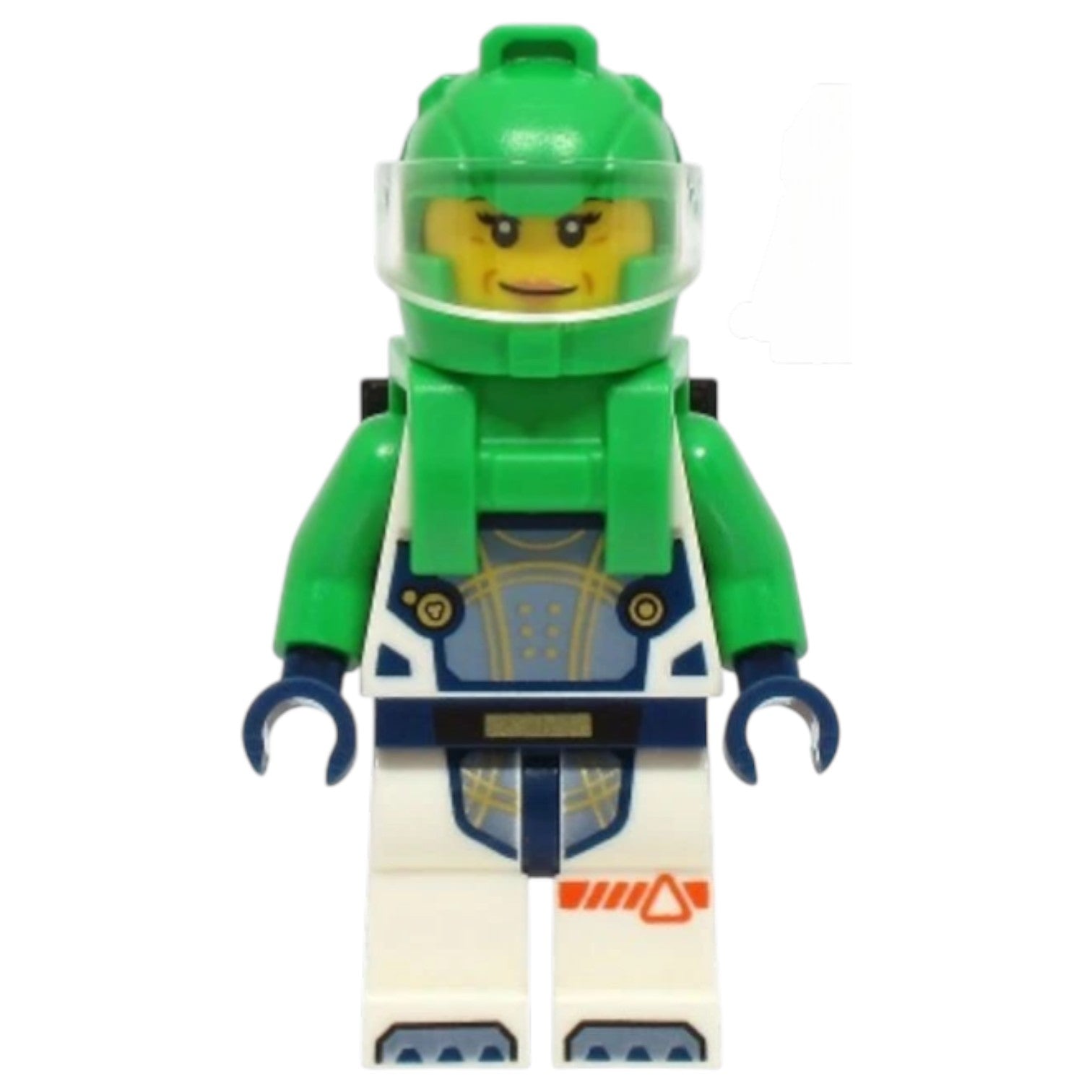 LEGO Classic Space Minifigur Astronaut Grün Frau - cty1753
