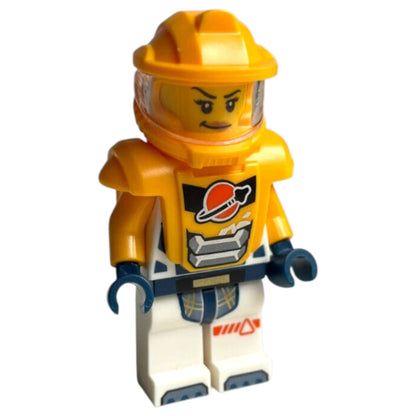 LEGO Classic Space Minifigur Astronaut Orange Frau - cty1754