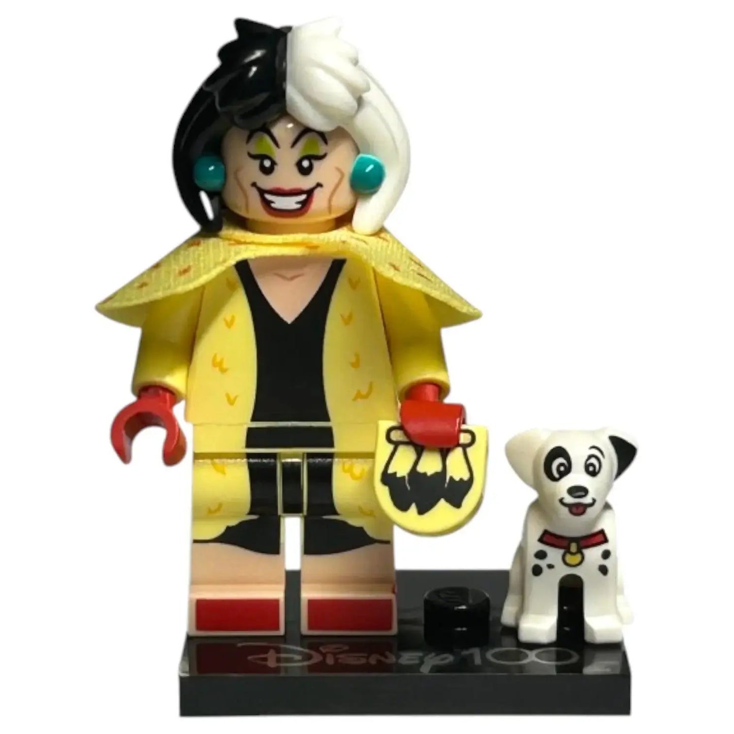 LEGO Disney Minifigur Serie Disney 100 Cruella de Vil & Dalmatinerwelpe - dis104 Spiele Pirat