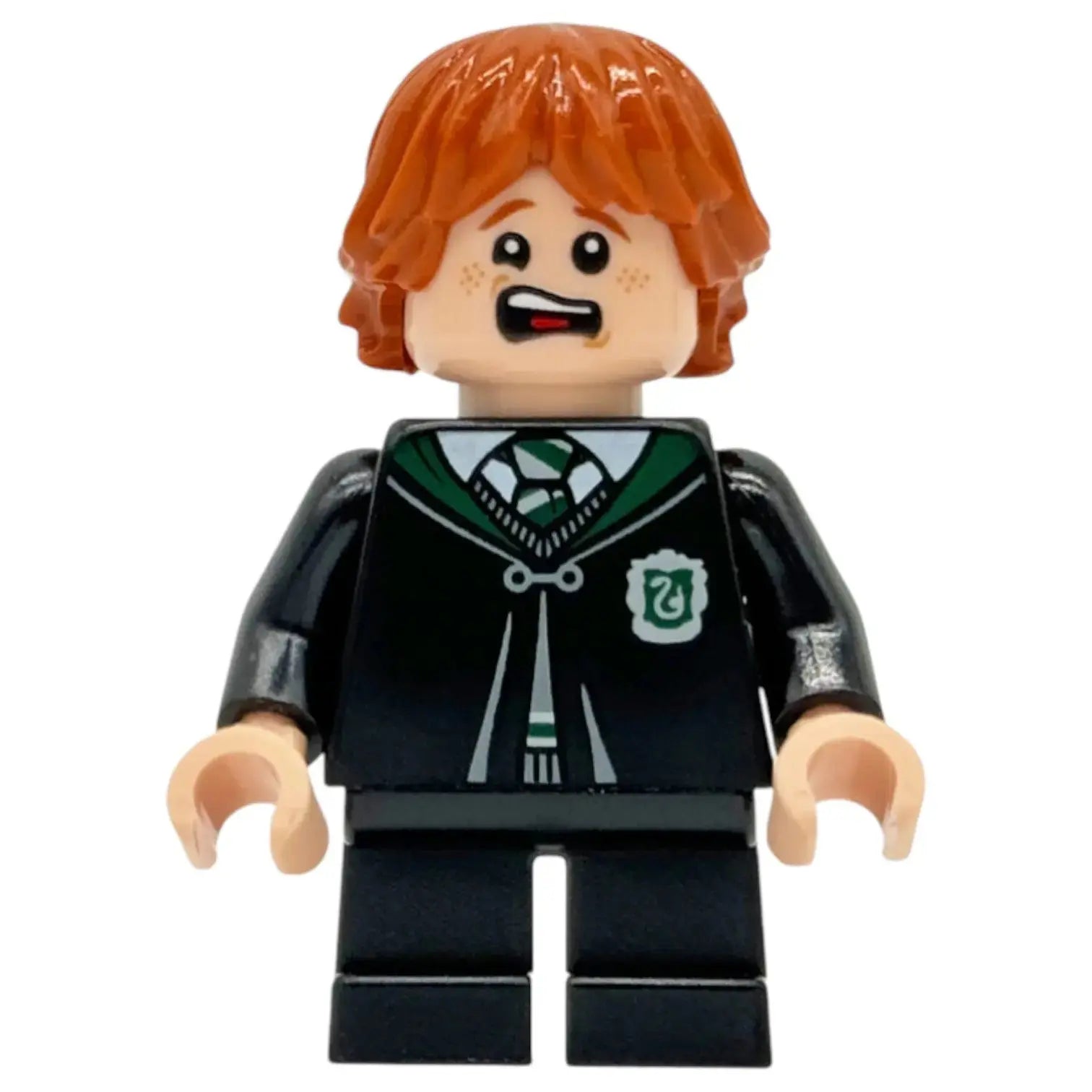 LEGO Harry Potter Minifigur Ron Weasley Black Slytherin - hp287 Spiele Pirat