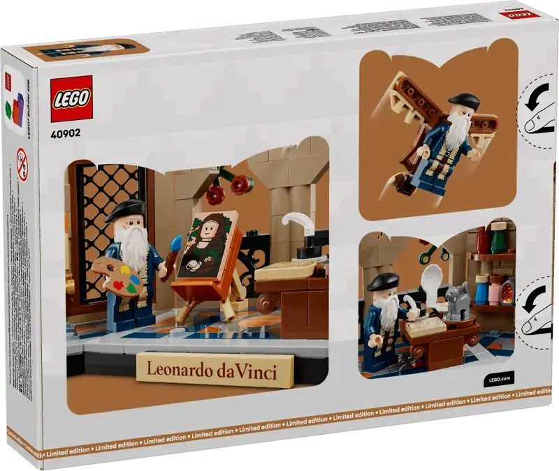 LEGO Limited Set Hommage an Leonardo da Vinci - 40902 Spiele Pirat