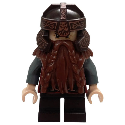 LEGO Lord of the Rings Minifigur Gimli Glóins Sohn - lor013