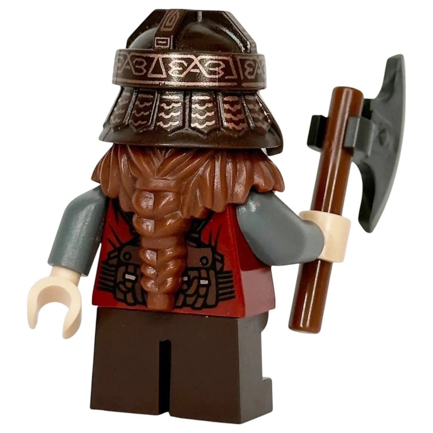 LEGO Lord of the Rings Minifigur Gimli Glóins Sohn - lor013