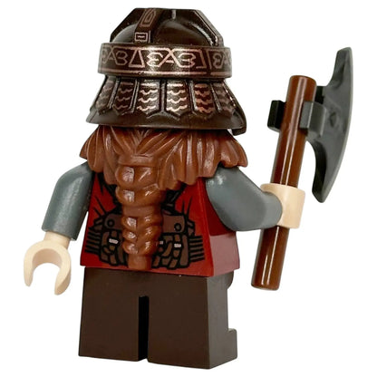 LEGO Lord of the Rings Minifigur Gimli Glóins Sohn - lor013