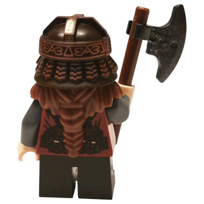 LEGO Lord of the Rings Minifigur Gimli Glóins Sohn - lor013