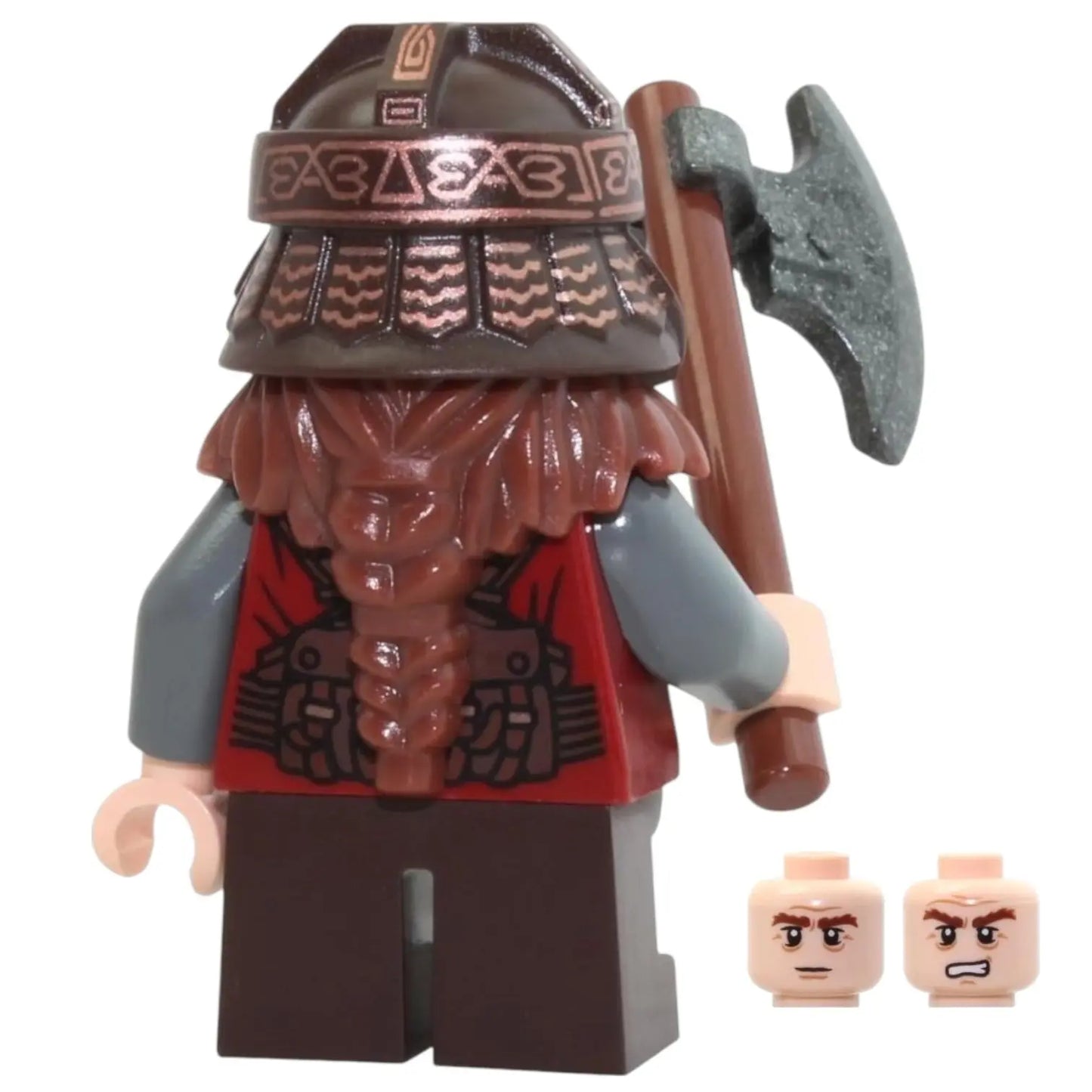 LEGO Lord of the Rings Minifigur Gimli Glóins Sohn - lor013