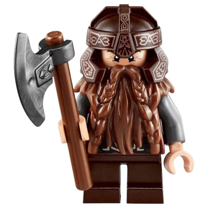 LEGO Lord of the Rings Minifigur Gimli Glóins Sohn - lor013