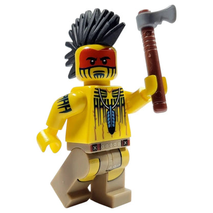 LEGO Minifigur Serie 10 Indianer Tomahawk-Krieger - col149 Spiele Pirat