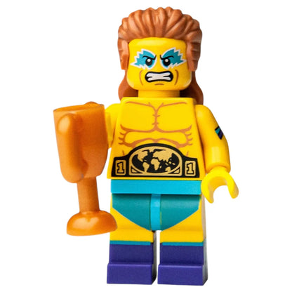 LEGO Minifigur Serie 15 Wrestling Champion - col241 Spiele Pirat