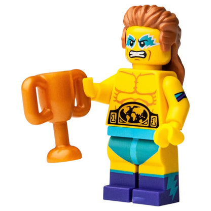 LEGO Minifigur Serie 15 Wrestling Champion - col241 Spiele Pirat