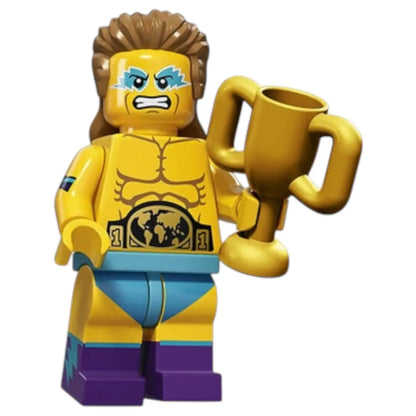 LEGO Minifigur Serie 15 Wrestling Champion - col241 Spiele Pirat