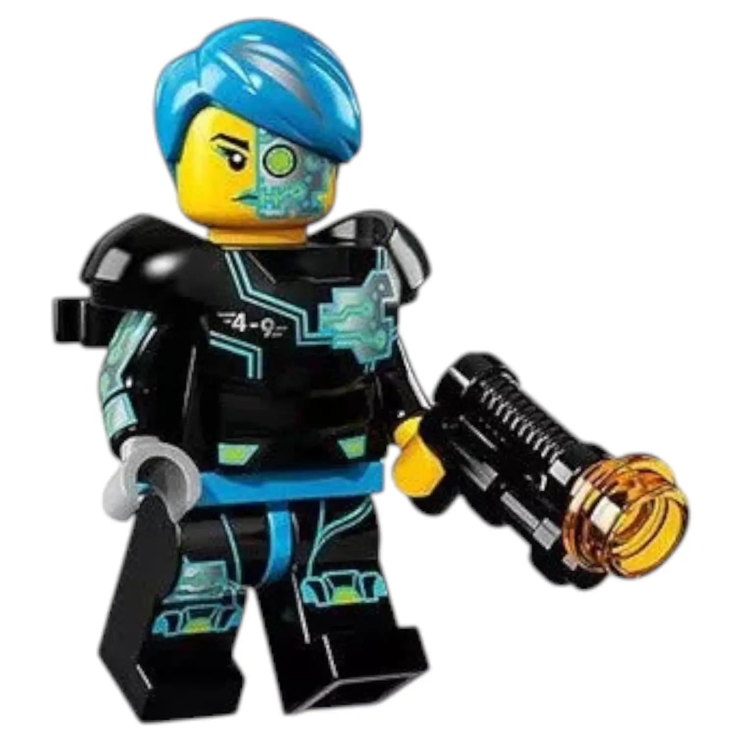 LEGO Minifigur Serie 16 Cyborg - col246 Spiele Pirat