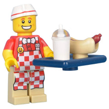 LEGO Minifigur Serie 17 Hot-Dog Verkäufer - col291 Spiele Pirat