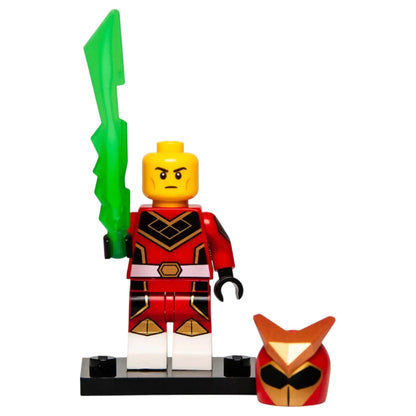 LEGO Minifigur Serie 20 Super Warrior mit Waffe - col366 Spiele Pirat