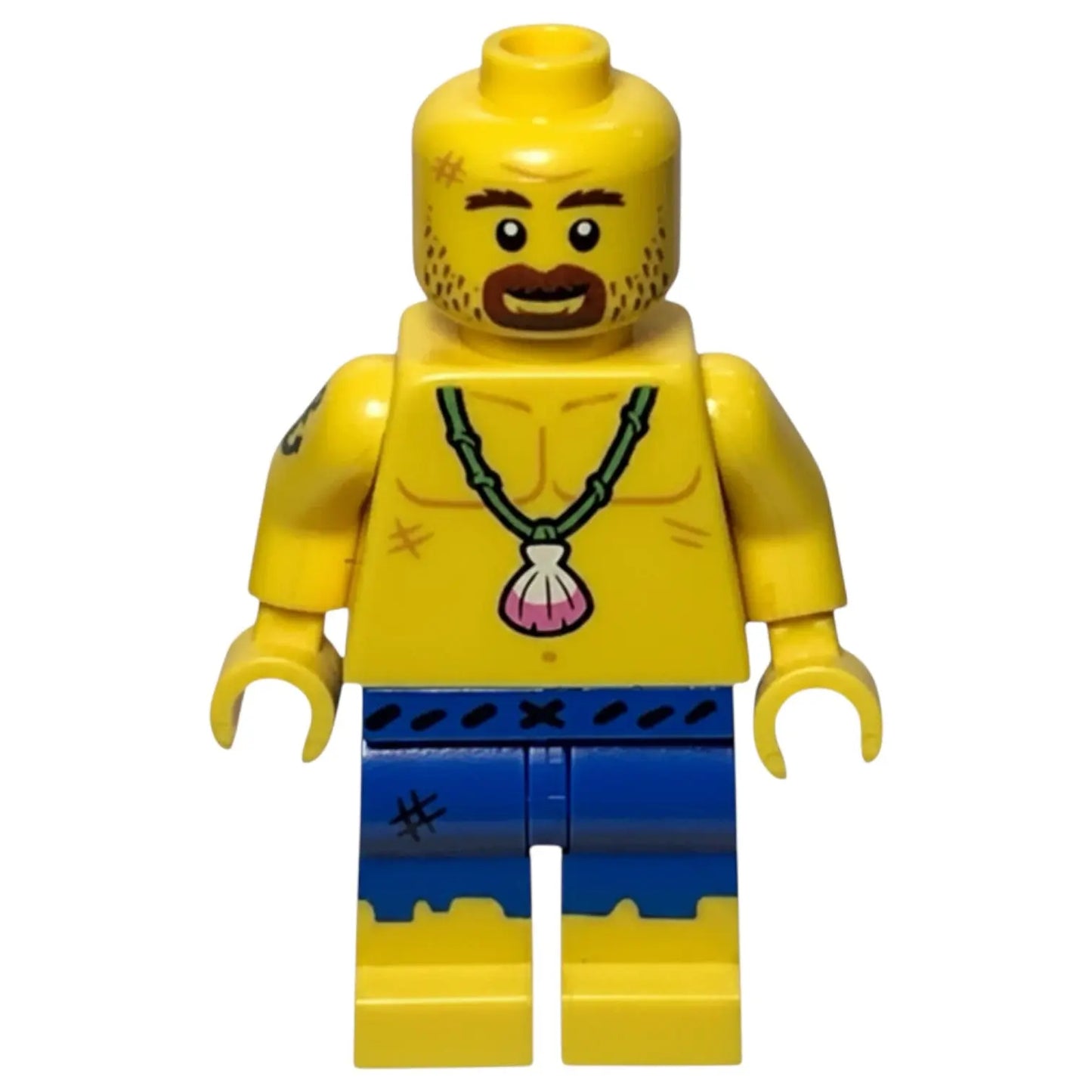 LEGO Minifigur Serie 21 Überlebender eines Schiffbruchs - col376 Spiele Pirat