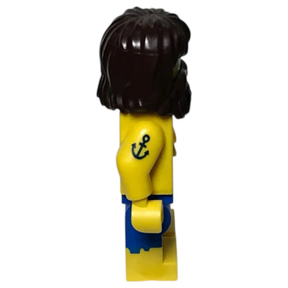 LEGO Minifigur Serie 21 Überlebender eines Schiffbruchs - col376 Spiele Pirat