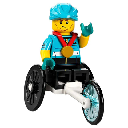 LEGO Minifigur Serie 22 Rollstuhlrennfahrer - col397 Spiele PIrat