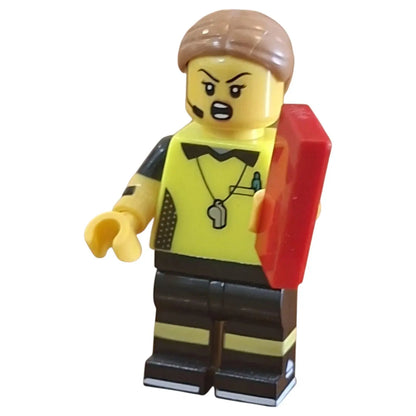 LEGO Minifigur Serie 24 Fussball Schiedsrichter - col411 Spiele Pirat